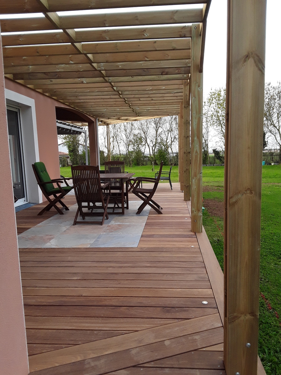 Pergola à Rochefort