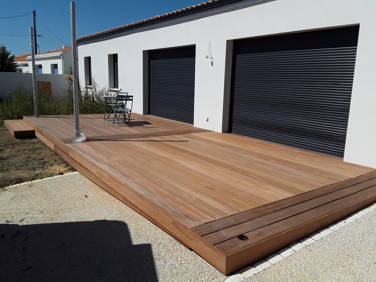 Terrasse en bois à La Rochelle