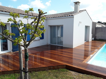 Terrasse en bois à La Rochelle