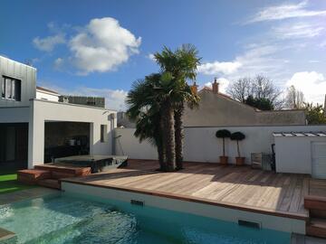 Terrasse en padouk 