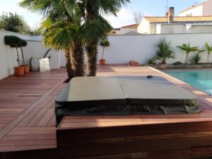 Terrasse en padouk à la Rochelle