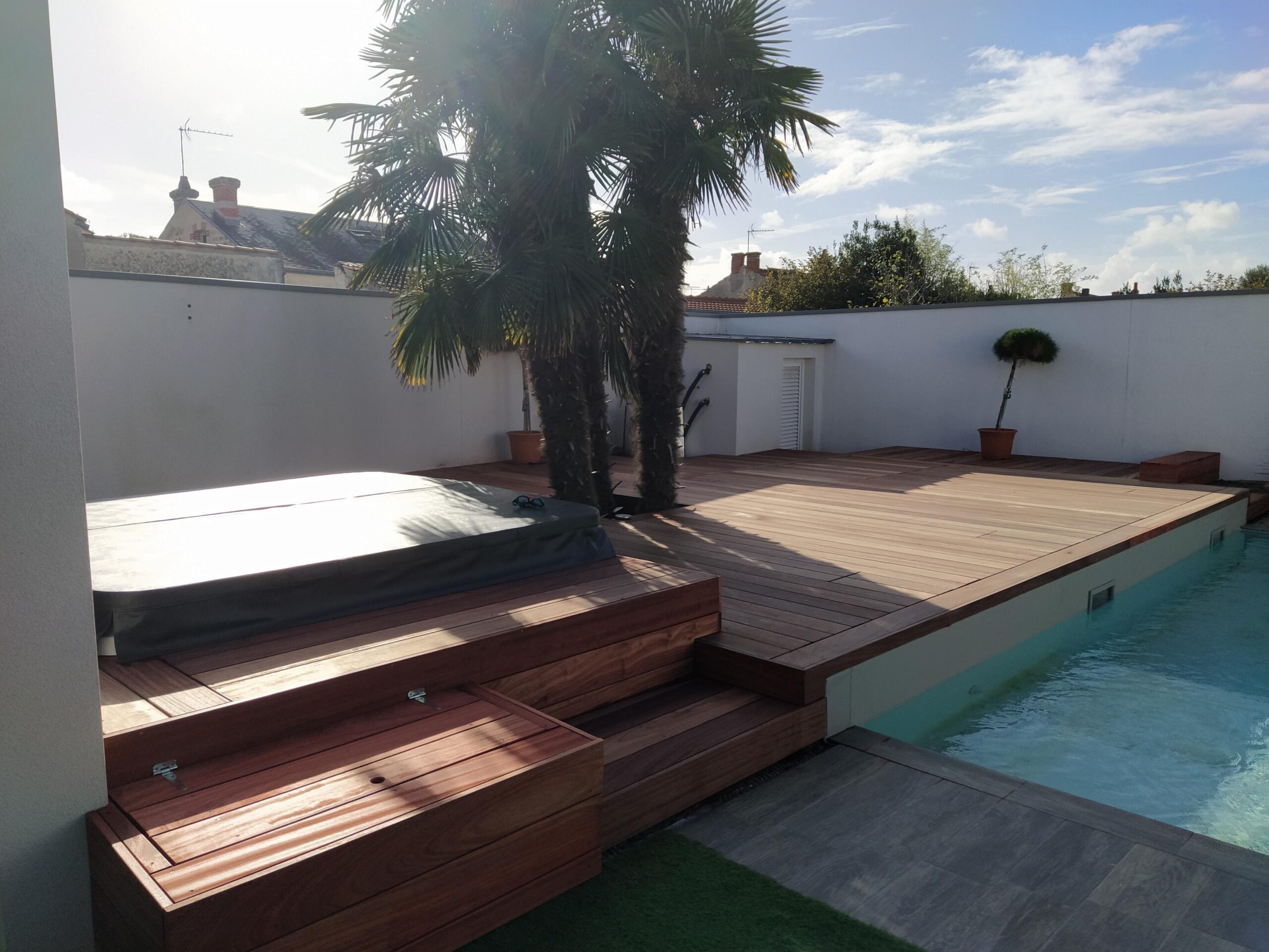 Terrasse en padouk à la Rochelle