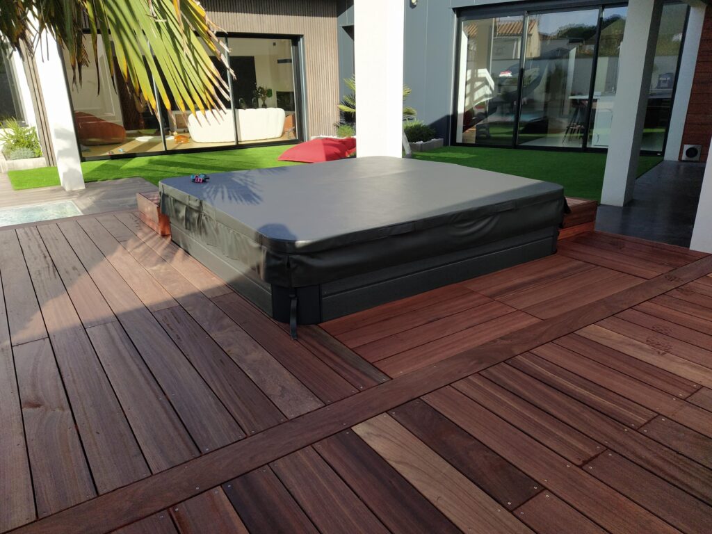 Terrasse en padouk à la Rochelle